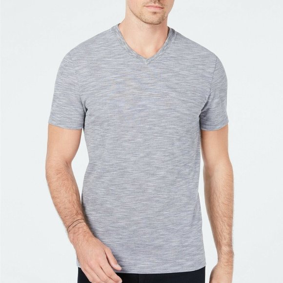 Ryan Seacrest Mens Heathered Basic T-Shirt, Grey, XX-Large - Picture 1 of 2